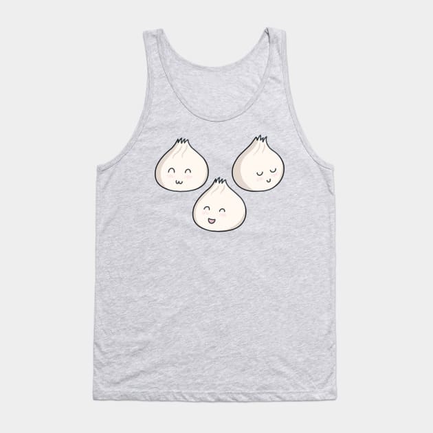 Three Baozi Tank Top by Ratatosk